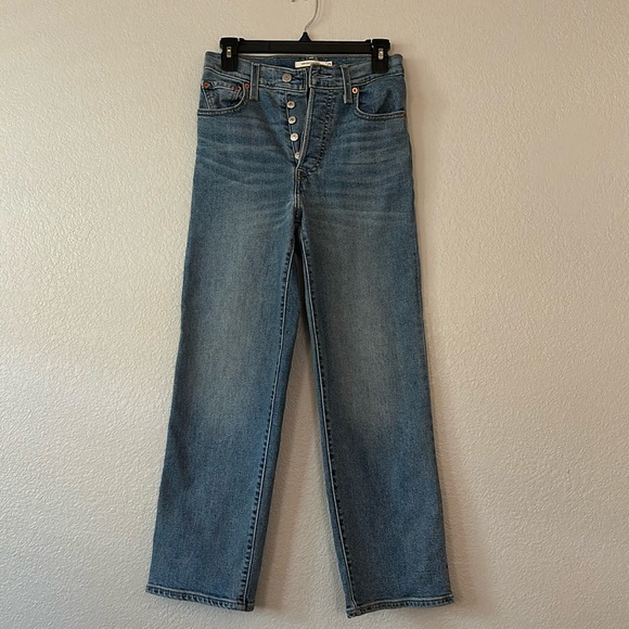Levi's Denim - Levi NWOT Ribecage Straight Denim wide leg jeans size 25
